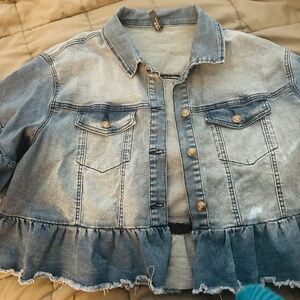 Crazy Train Blue Jean Jacket